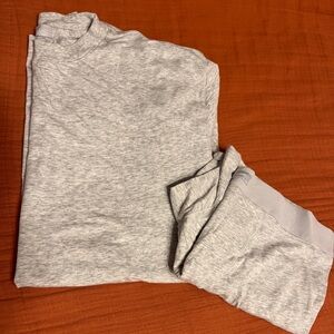 Skims Heather grey boyfriend set